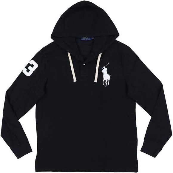 ralph lauren hooded tee